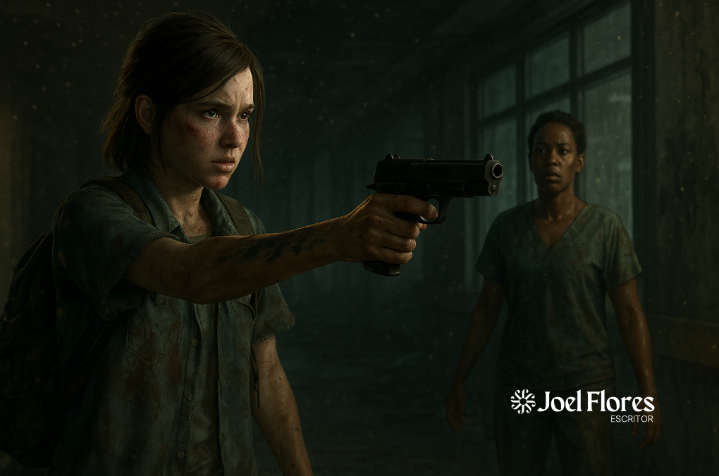 Ellie persigue a Nora en el episodio “Scars” de The Last of Us