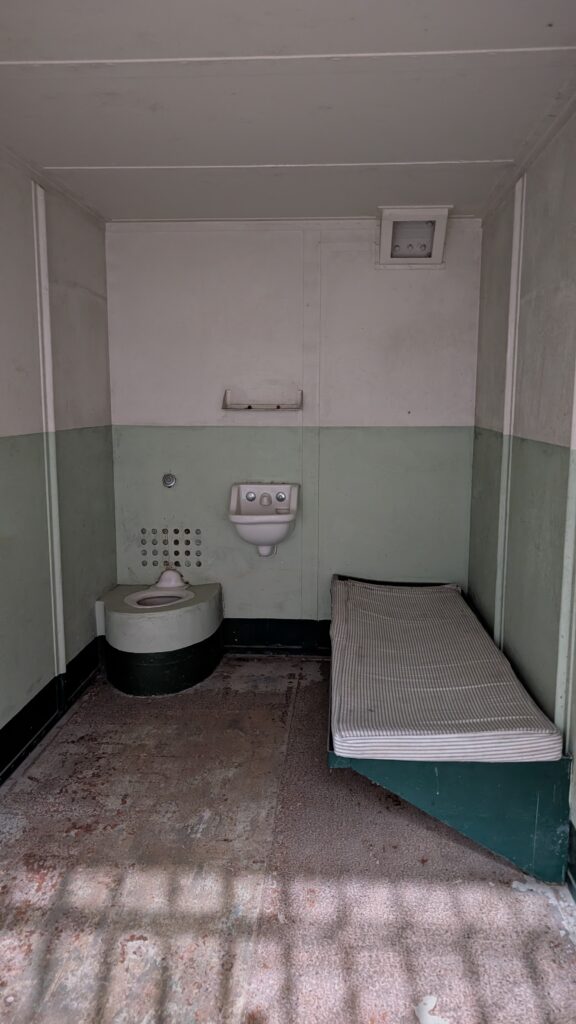 Celda del Bloque D Isla Alcatraz