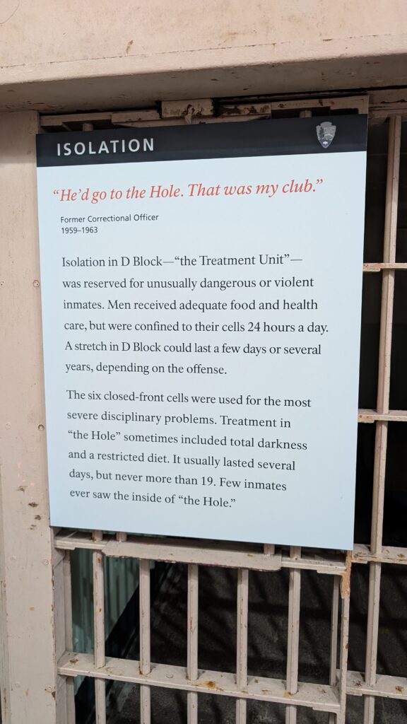 D Block Alcatraz